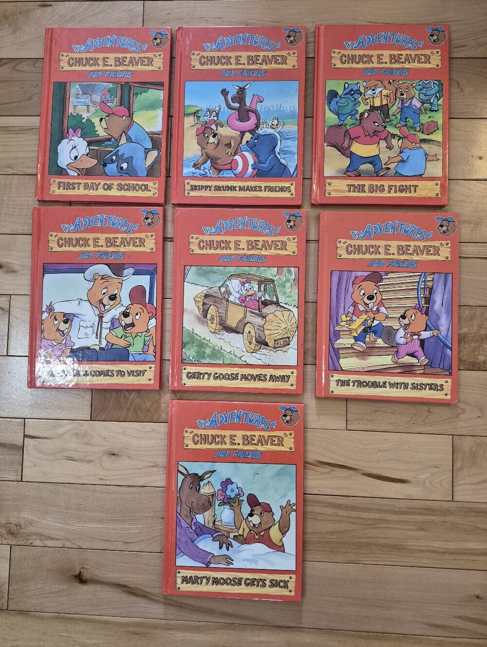 7 Vintage (1980's) The Adventures of Chuck E. Beaver and Friends